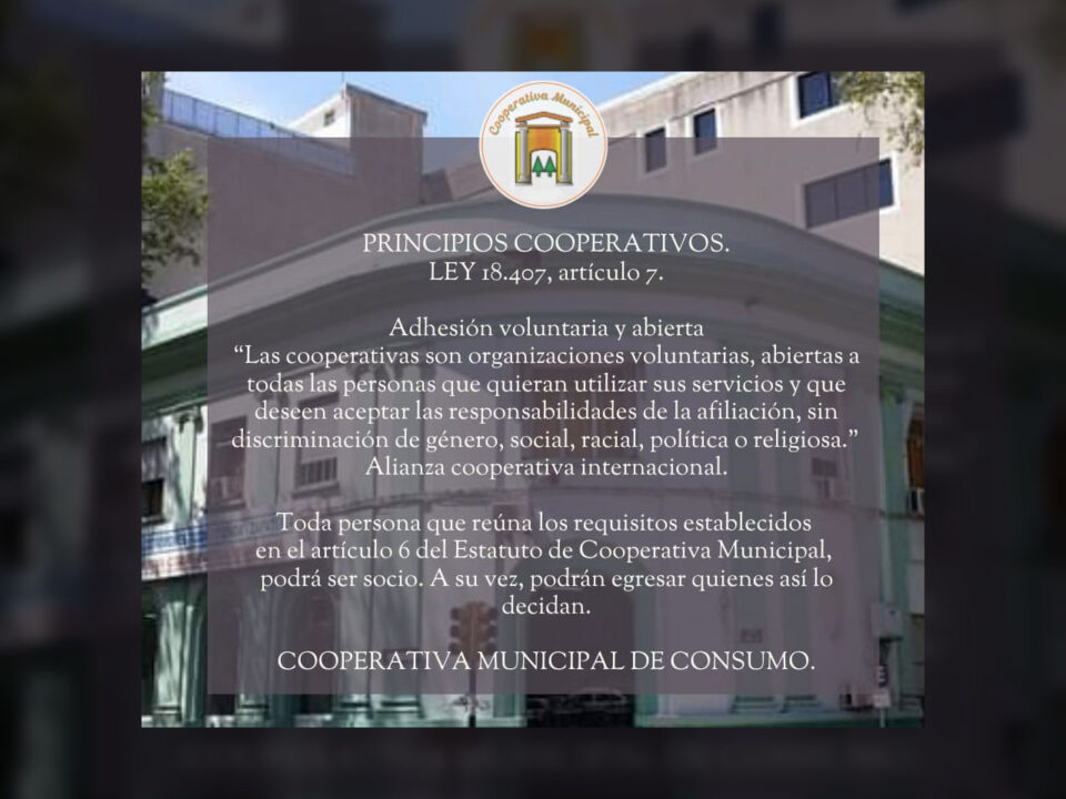 Principios Cooperativos